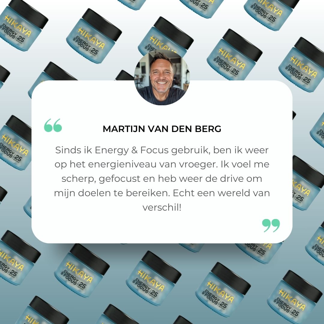 Energy & Focus - Natuurlijke Energiebooster - 25 dagen